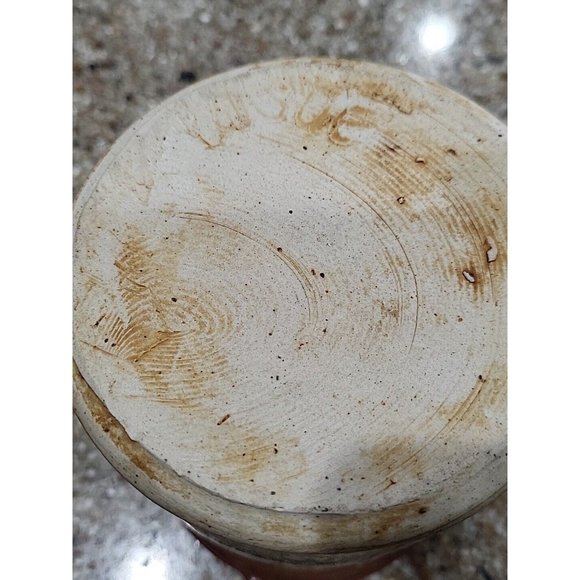 Vintage Hand-Made Pottery Glazed Kitchen Utensil Jar Spoons - SUE - Picture 4 of 8